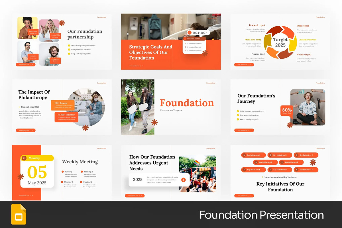 Foundation Pitching GSlides, PPoint, a Presentation Template by Fit-tee (Photo 1 of 4)