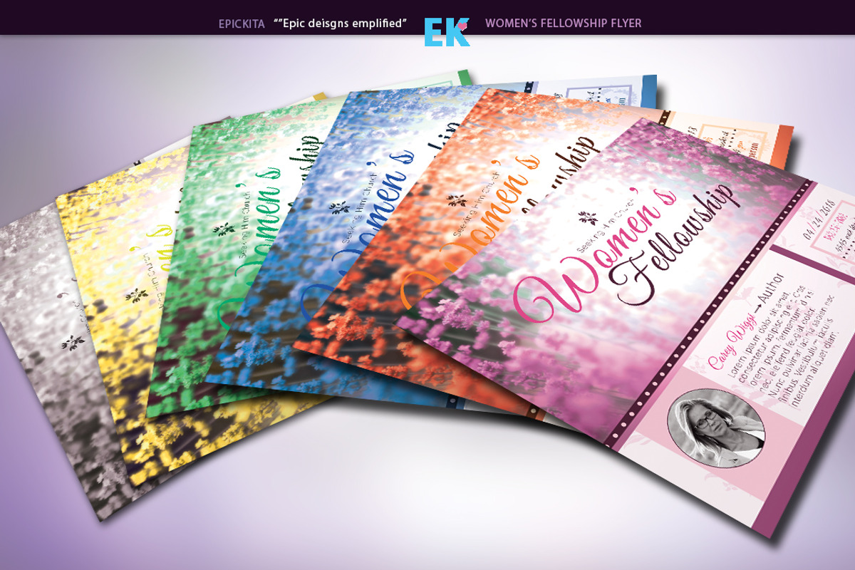 Women's Fellowship Flyer Template, a Flyer Template by Epickita (Photo 2 of 3)