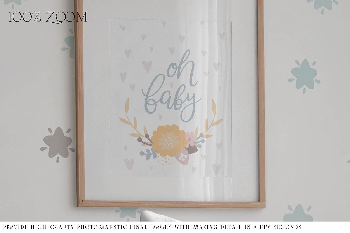 Toddler's Bedding & Wall Mockups, a Mockup by mock-ups (Photo 4 of 30)