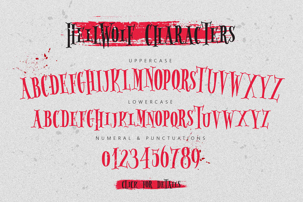 Hellwolf Typeface preview 5