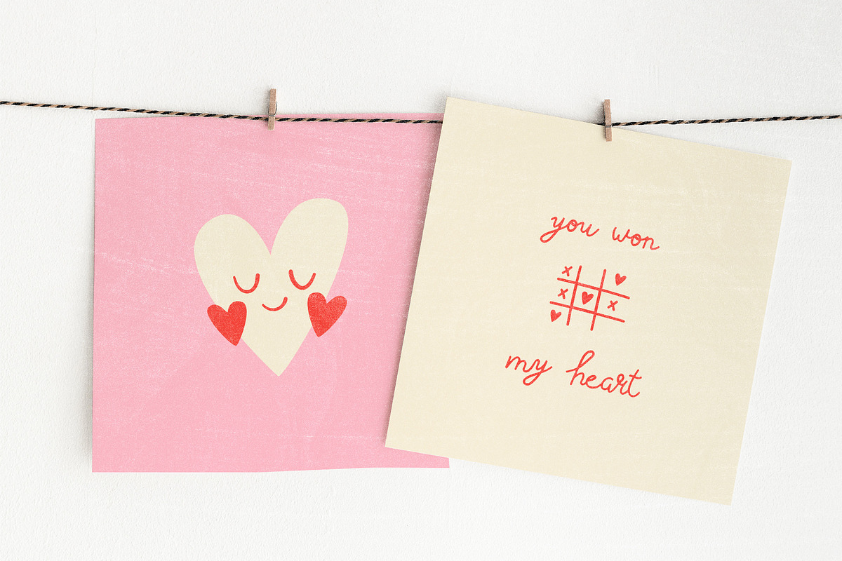 Big love | Hand-lettered font, a Handwritten Font by JuliaVolkova (Photo 6 of 8)