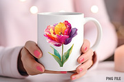Whimsical Tulip Flower Clipart, an Illustration by Craft Nest (Thumbnail 8 of 11)