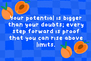 Tasty Apricots - handdrawn cute font, a Handwritten Font by Ashiya Pixel (Thumbnail 12 of 12)