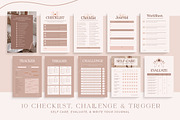 Wellness Workbook Creator | CANVA PS, a Magazine Template by Eviory (Thumbnail 23 of 45)