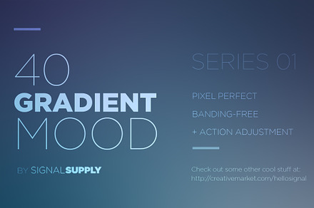 GradientMood - 40Gradient Background