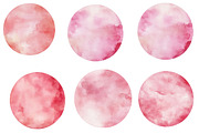 Blush Pink Watercolor Circles, an Illustration by Designworld (Thumbnail 5 of 7)