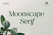 Moonscape Serif Roman Family Font, a Serif Font by UICreative (Thumbnail 1 of 13)