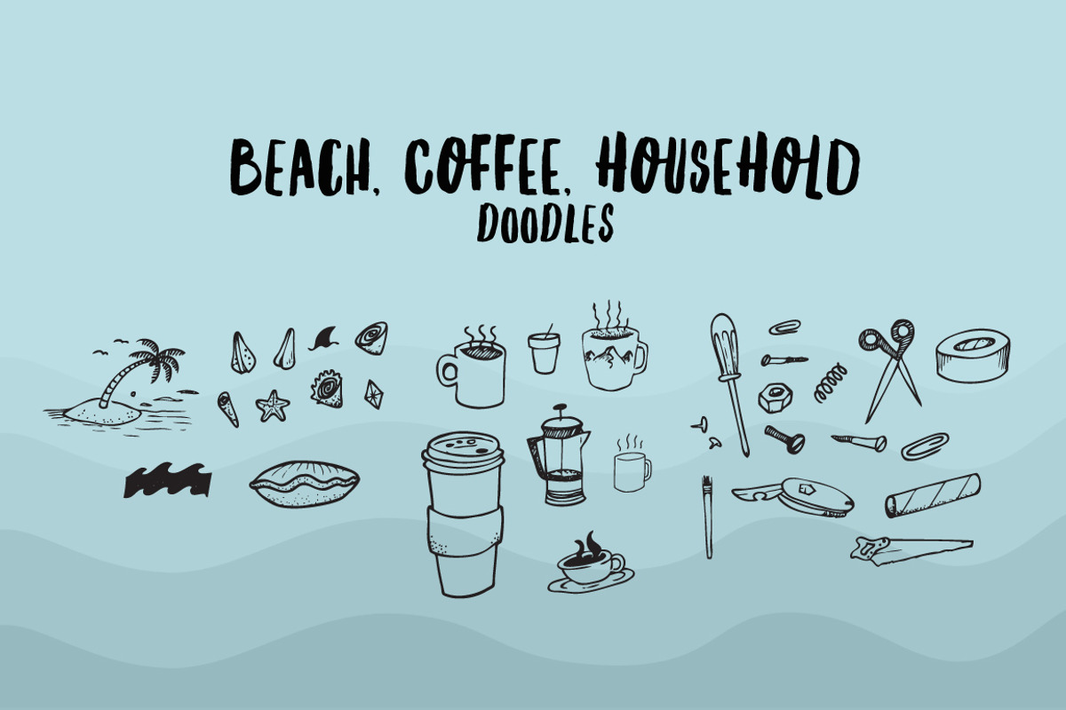 Doodle Pack Volume 2, a Graphic by Outback Design Co. (Photo 4 of 5)