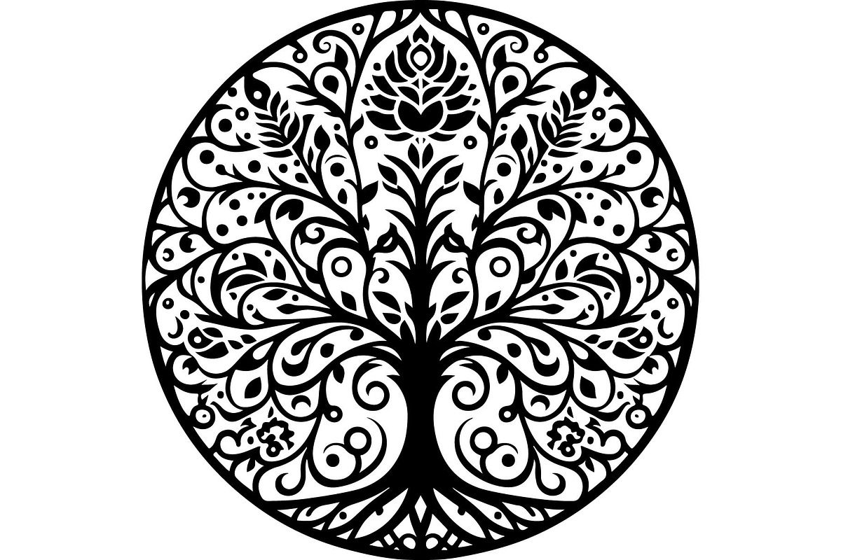 Fantasy Nature Laser Cut Set, an Object Graphic by jahid234 (Photo 11 of 13)