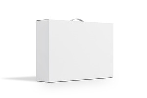 Box With Handle PSD Mockup