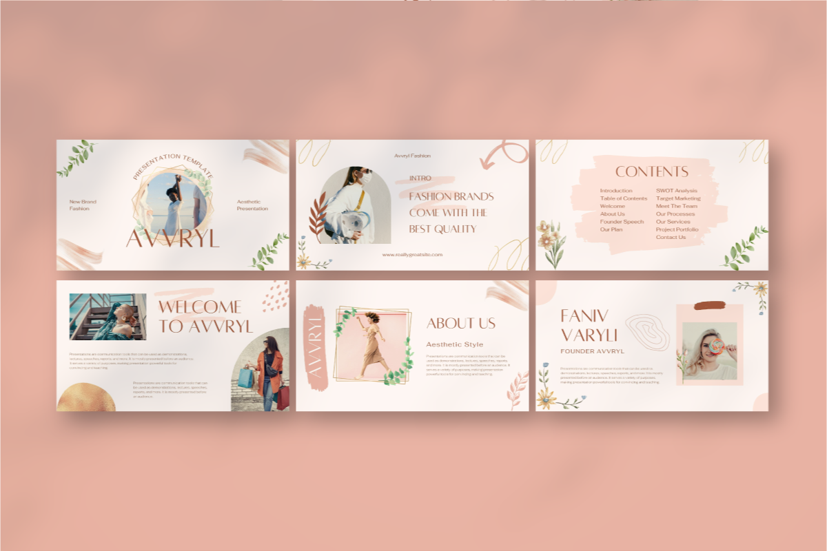 Avvryl Creative - Canva Presentation, a Presentation Template by Inkofert (Photo 4 of 8)