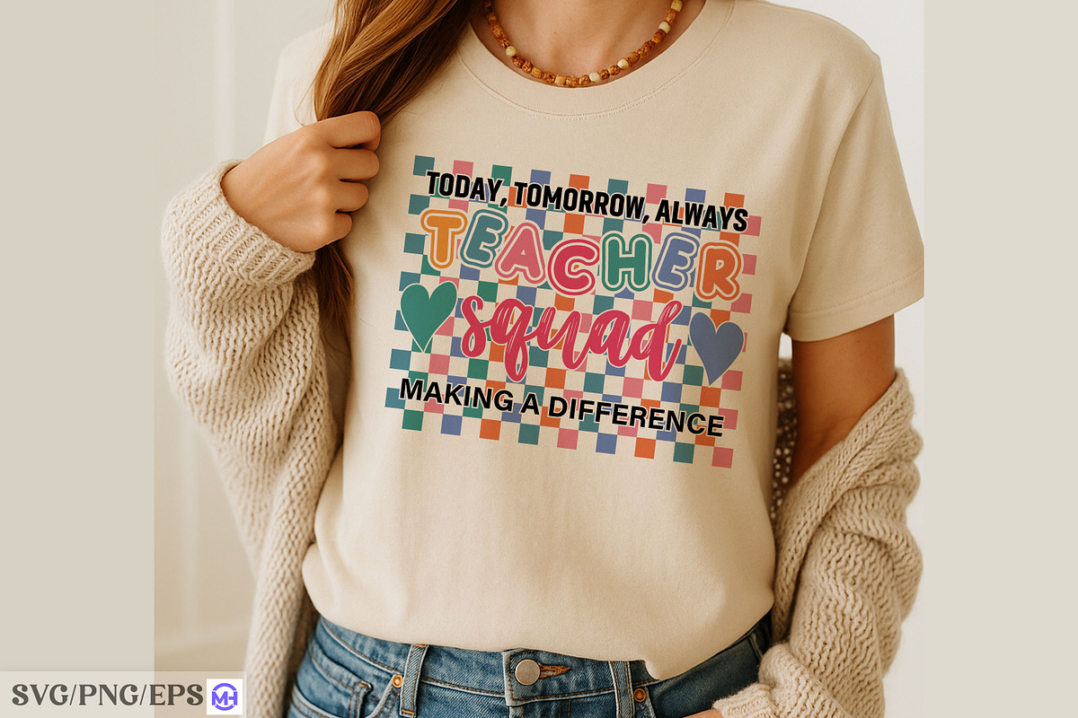 Inspirational teacher squad graphic, an Object Graphic by mh_arif (Photo 3 of 4)