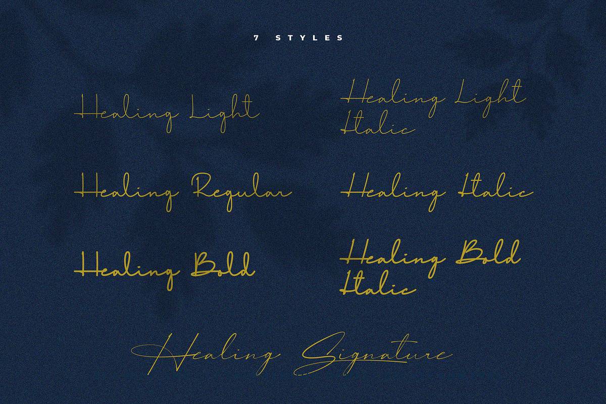Healing Fairy Font | 7 Fonts, a Script Font by Jadatype.id (Photo 2 of 7)