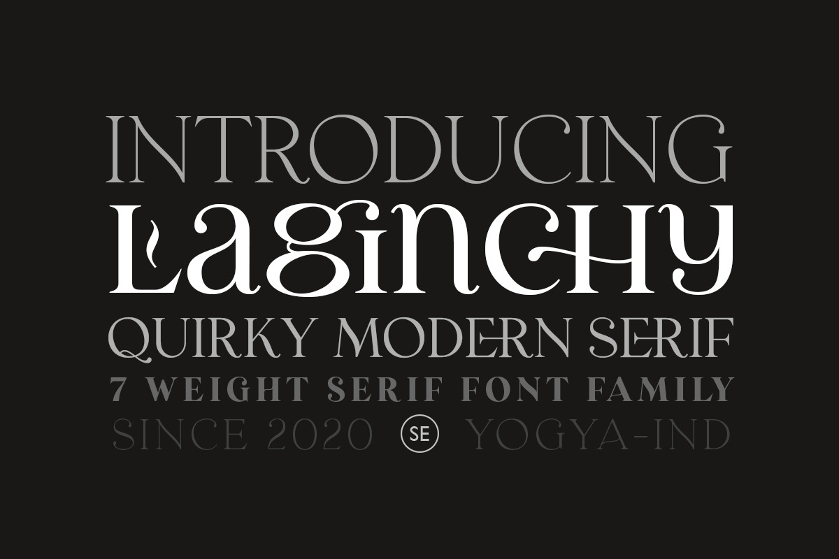 Laginchy - Quirky Serif, a Serif Font by Sarid Ezra (Photo 11 of 11)