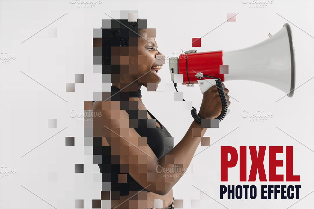 Pixel Photo Effect, a Layer Style Add-On by alexdndz (Photo 1 of 2)