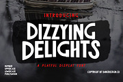 Dizzying Delights Playful Comic, a Handwritten Font by dansdesign (Thumbnail 1 of 12)