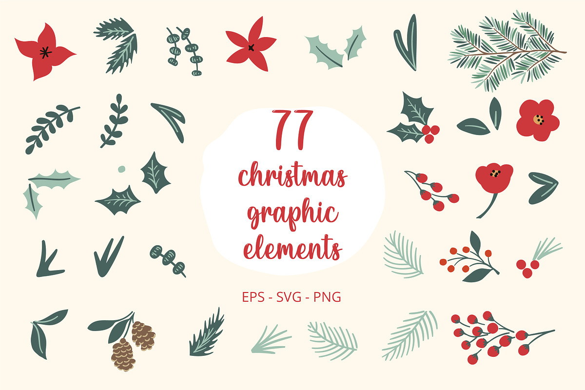 Christmas Cheer Design Kit, a Pattern Graphic by ASTUDIO (Photo 4 of 10)
