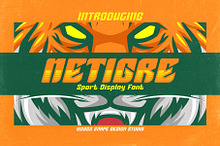 Netigre - Sport Font