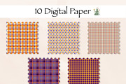 Fall Plaid Digital Paper Set 3, a Pattern Graphic by Pawsitively Aesthetic (Thumbnail 3 of 4)