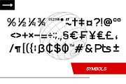 Demsray - Sans Serif Typeface Font, a Sans Serif Font by Rishsketch (Thumbnail 14 of 15)