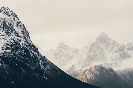 Mountain In The Clouds With Snow preview 6