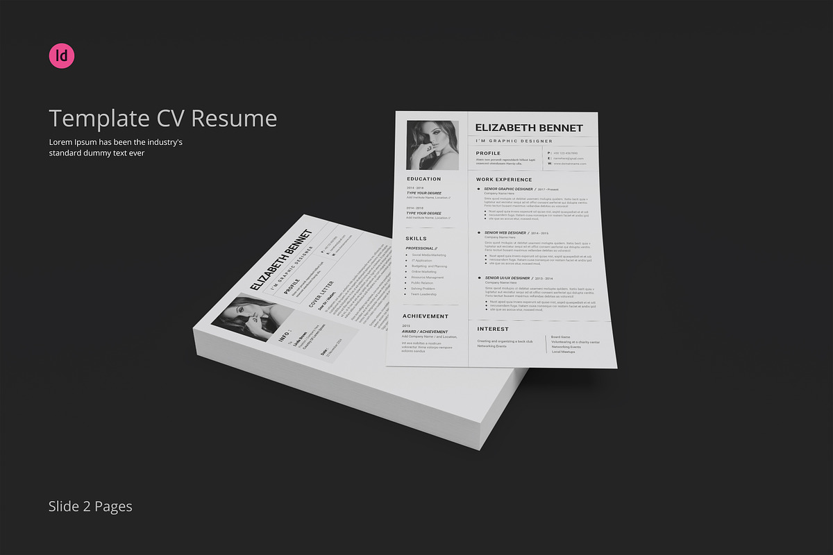 CV Resume Template, a Resume Template by Art Design Shop (Photo 4 of 6)