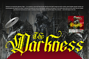 Bathory, a Blackletter Font by Burntilldead (Thumbnail 3 of 12)