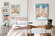Christmas Snowy Cottage Illustration, a Decorative Illustration by Housui Patterns (Thumbnail 4 of 9)