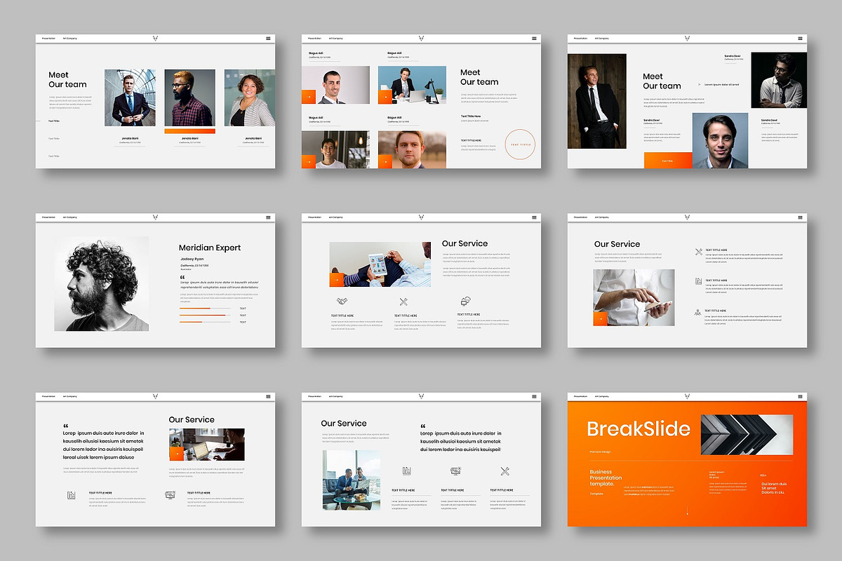 Meridian – Business PowerPoint, a Presentation Template by Dens Creative Studio (Photo 3 of 6)