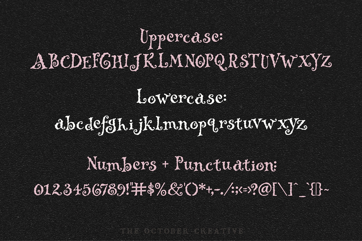 Curlicues Kooky Display Font, a Handwritten Font by The October Creative (Photo 2 of 8)