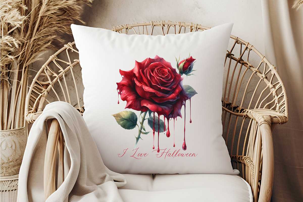 I Love Halloween PNG Roses PNG, an Illustration by DreamCafeArt (Photo 6 of 7)