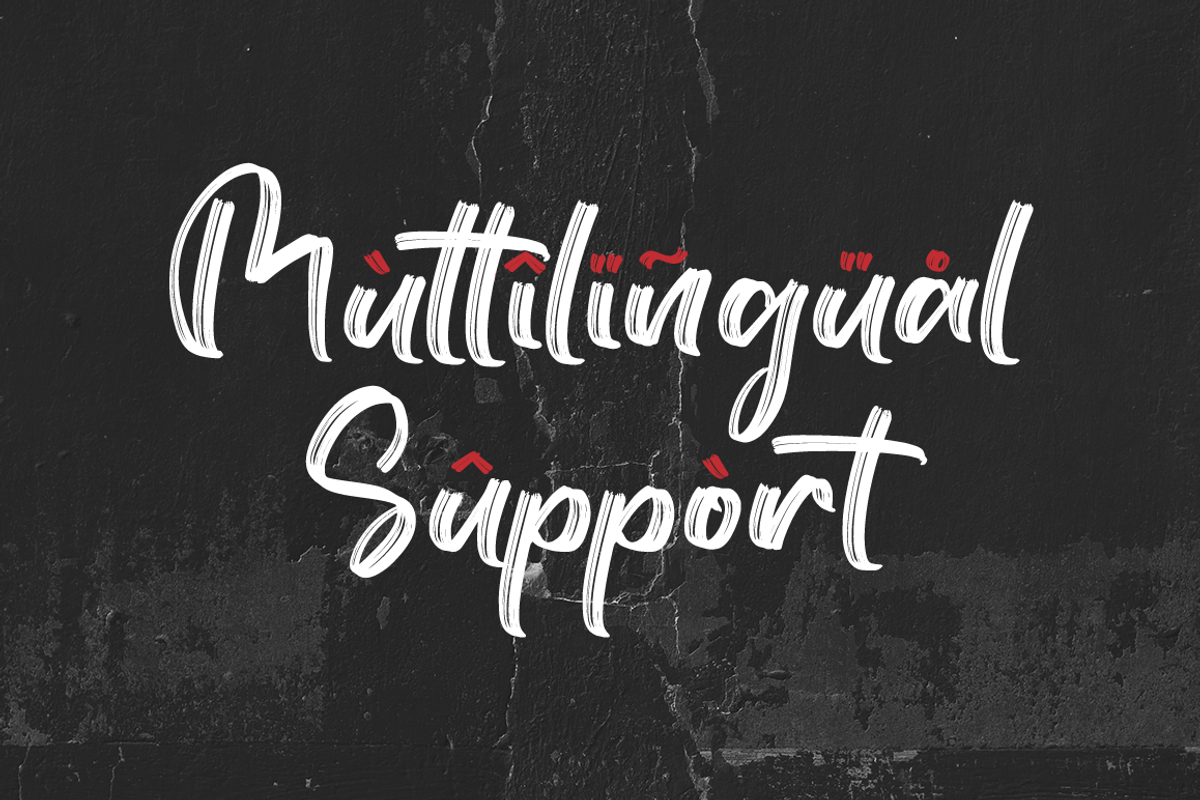 Frontwars - Brush Font, a Handwritten Font by RockboyStd (Photo 9 of 12)