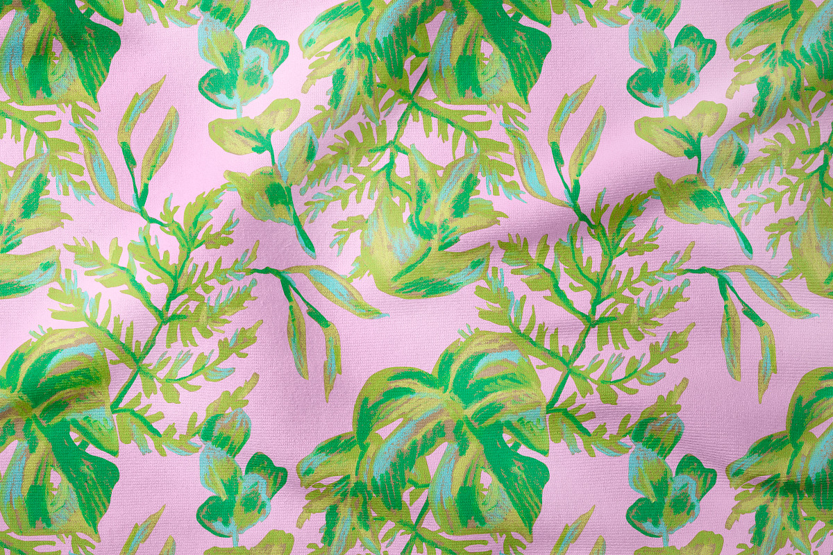 Crayon Botanical Seamless Patterns, a Pattern Graphic by Lucyinyourheart (Photo 10 of 10)