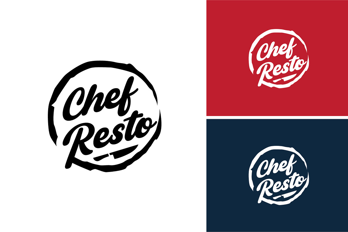 Chef Restaurant Kitchen Cuisine Logo, a Branding & Logo Template by funpixel