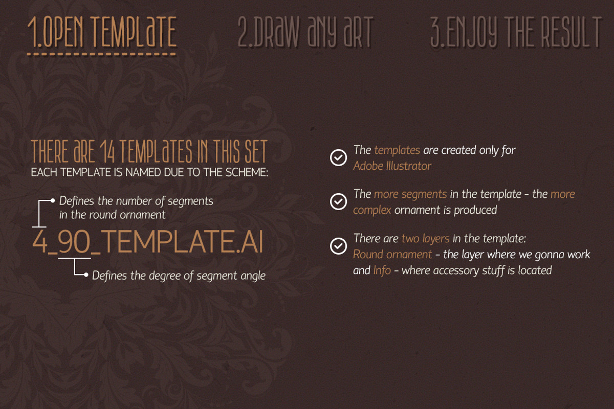 MandalaMaker - 16 Templates preview 2