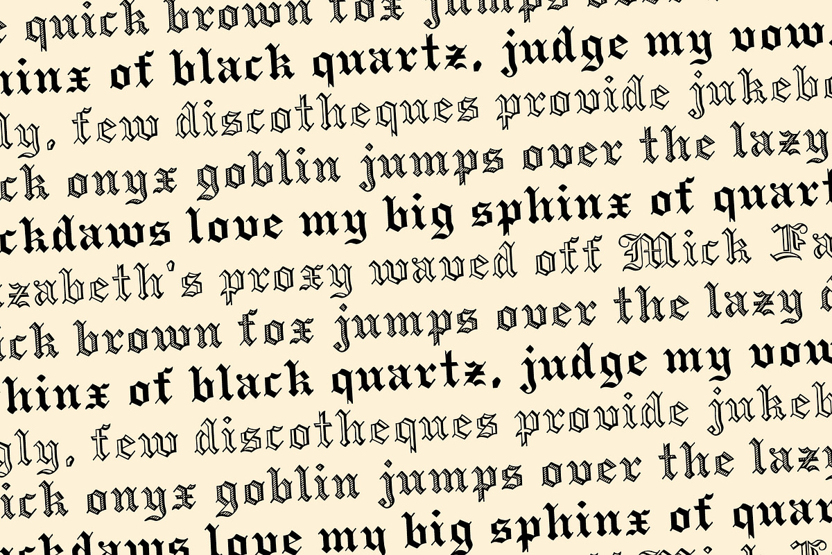 Gothicplate, a Blackletter Font by Loudoun Design Co. (Photo 3 of 9)