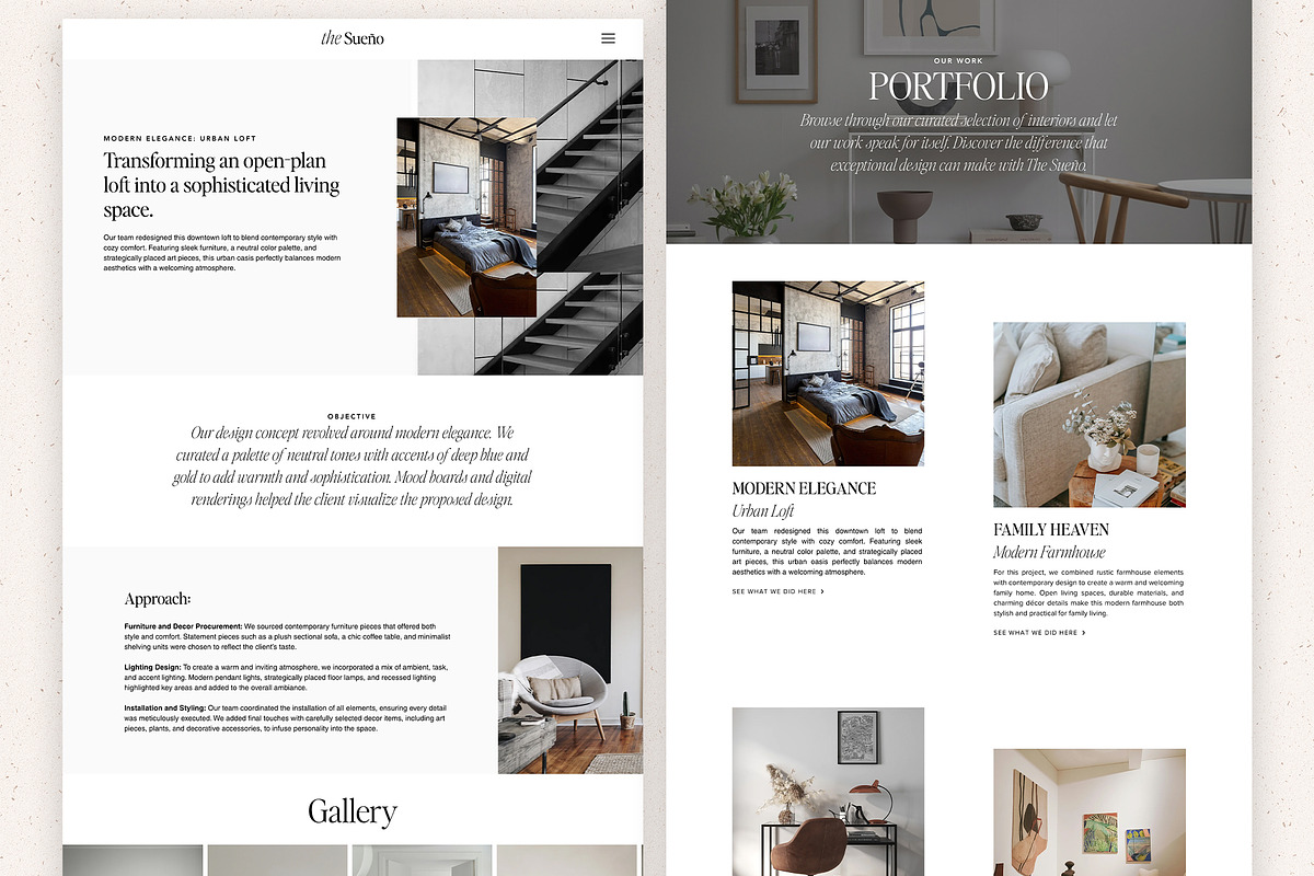 Wix Interior Designer Template, a Wix Template by Pastel Flush Studio (Photo 5 of 7)