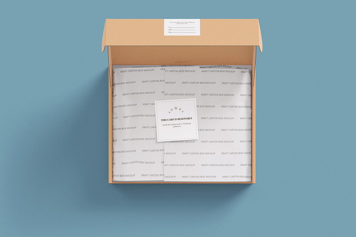 Shipping | Mailing Box Mock-up, a Cups & Container Mockup by WebAndCat (Photo 14 of 16)