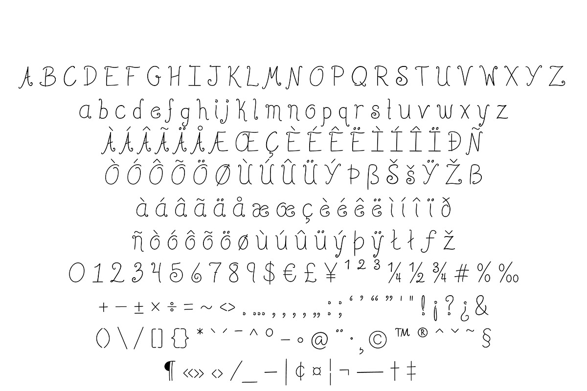 Wonky Kitten Font, a Handwritten Font by noonsun (Photo 4 of 4)