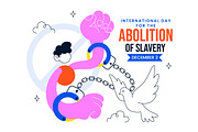 6 Day for the Abolition of Slavery, a Person Illustration by denayunebgt (Thumbnail 3 of 3)