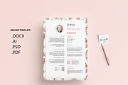 Pack Resume and Card Template / M, a Resume Template by Showy68 Template (Thumbnail 3 of 8)