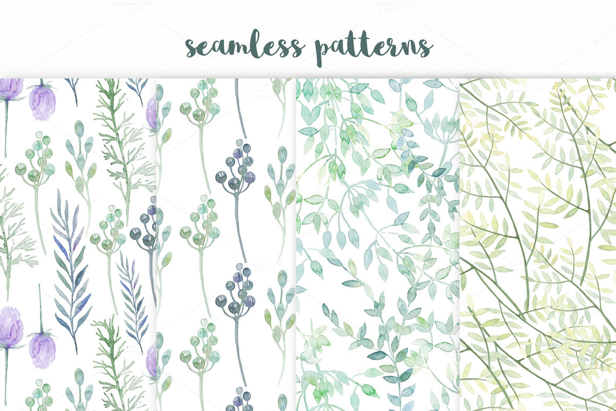 Floral Patterns Bundle 90% OFF, a Pattern Graphic by Spasibenko Art (Photo 12 of 21)