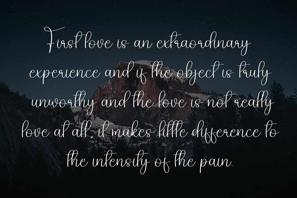 Night Christmas | Script Font, a Handwritten Font by Scratchones (Photo 6 of 8)