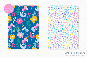 Watercolor Florals BONUS Graphics