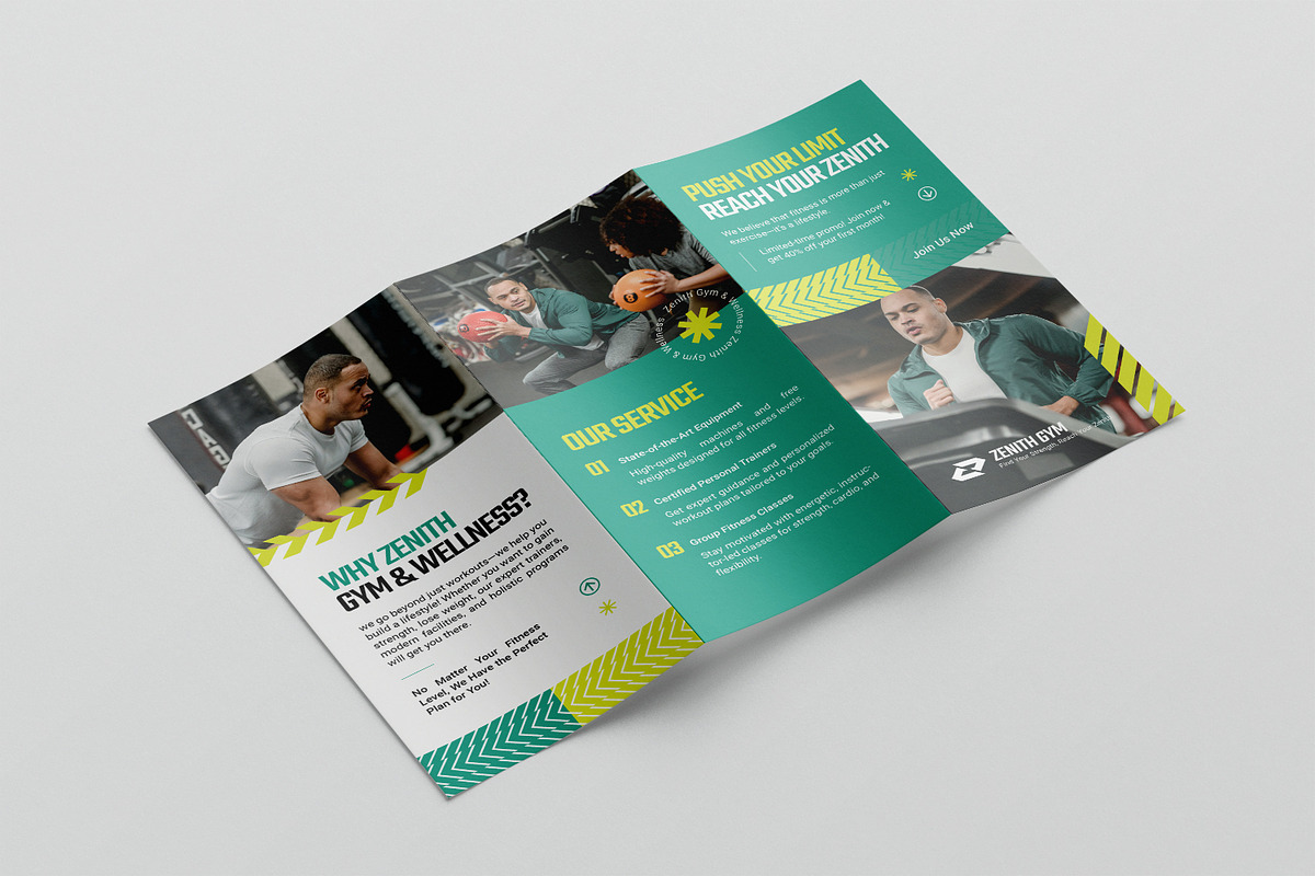 Zenith - Trifold Brochure, a Brochure Template by StreaksideStd (Photo 2 of 3)