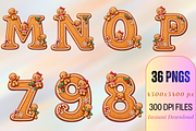 Christmas Gingerbread Alphabet PNG, a Seasonal Illustration by Ink Gallery (Thumbnail 4 of 5)