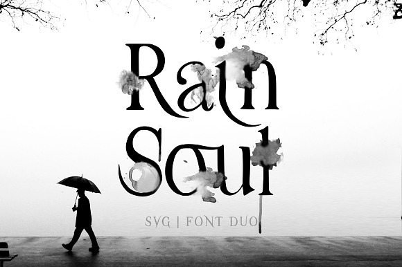 Rain Soul. Svg Font.