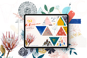 Bohemain Brush pack for Procreate, a Brush Add-On by OkayAnnie Designs (Thumbnail 1 of 12)