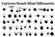 Cartoon Bomb Blast Silhouette, a Graphic by hafijul (Thumbnail 1 of 14)