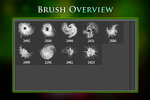 9 Organic Fractal Brushes